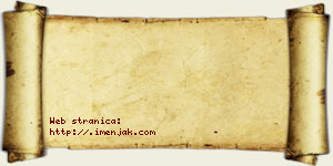 Isak Egerić vizit kartica